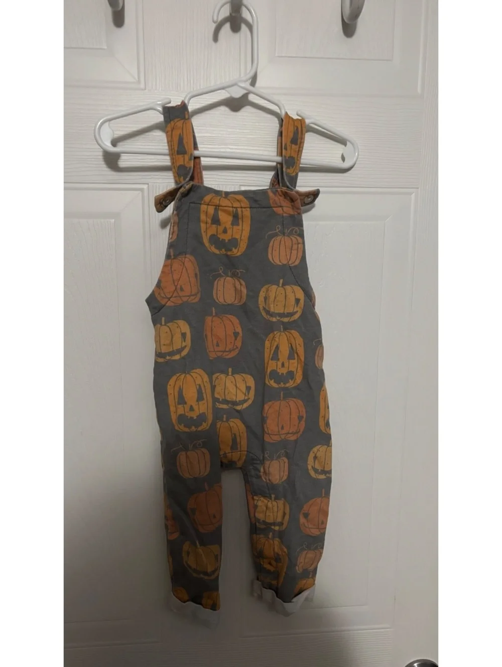 Toddler Halloween overalls